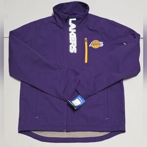 G-III Sports by Carl Banks Men's Los Angeles Lakers Back Field Full-Zip Jacket
